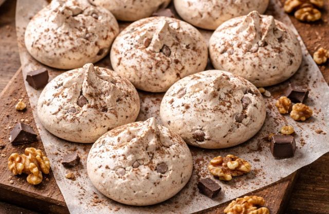 Bittersweet Chocolate Walnut Clouds