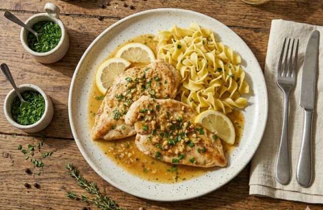 Garlic Butter Pan-Seared Chicken Breasts
