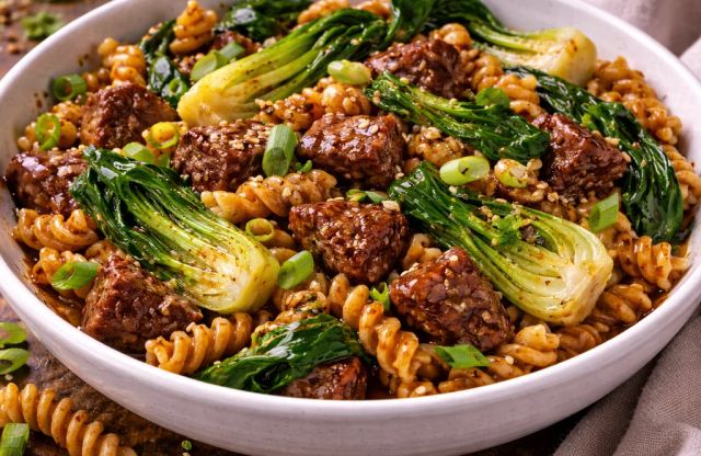 Wagyu Beef & Bok Choy Umami Pasta