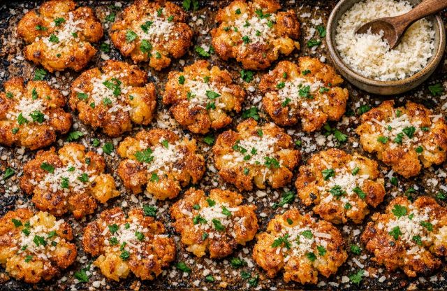 Crispy Smashed Tater Tots