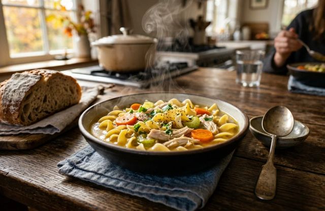 Homestyle Chicken Noodle Soup