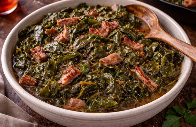 Southern Braised Collard Greens