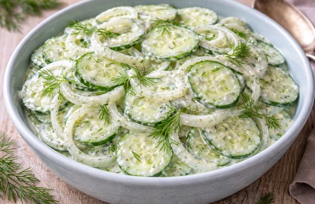 Creamy Cucumber Salad