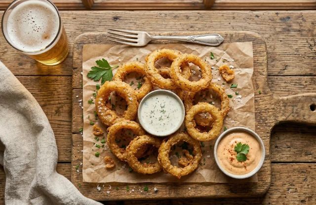Beer-Battered Onion Rings