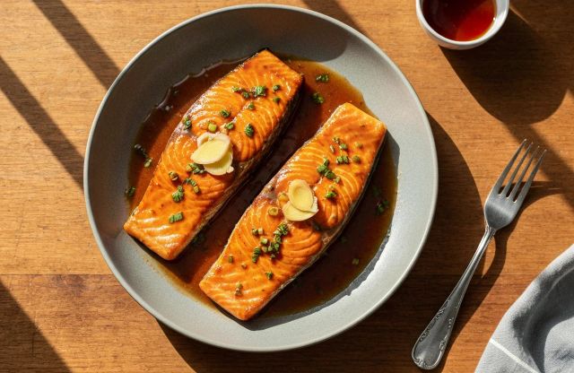 Asian-Glazed Salmon Fillets