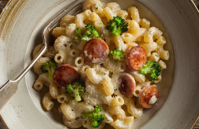 Creamy Kielbasa Pasta