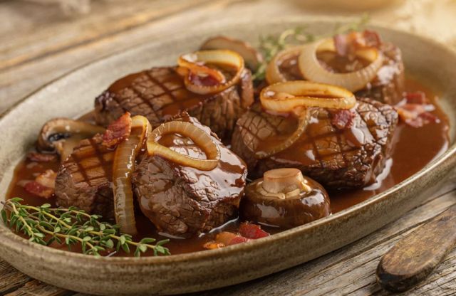 Savory Steaks and Gravy