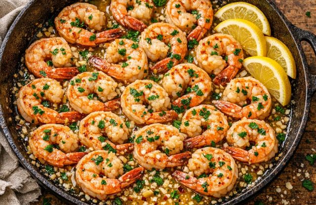 Lemony Shrimp Scampi